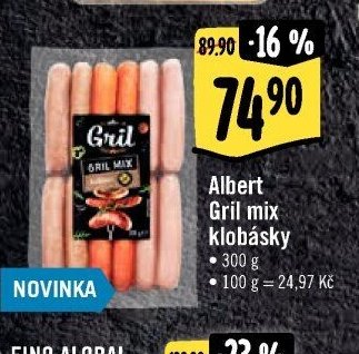 Albert Gril mix klobásy