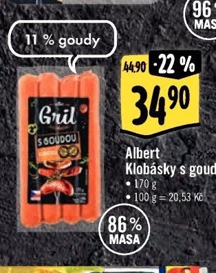 Albert Klobásky s goudou