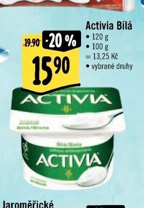 Activia Bílá