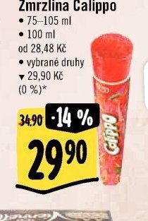 Zmrzlina Calippo