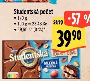 Čokoláda Studentská pečeť Orion