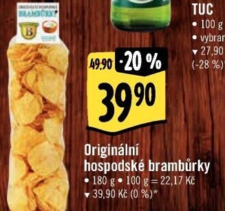 Hospodské brambůrky Bramborárna Zykmund