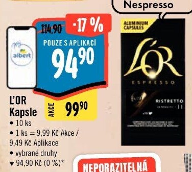 Kapsle pro Nespresso L'