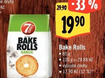 Krekry Bake rolls 7 Days