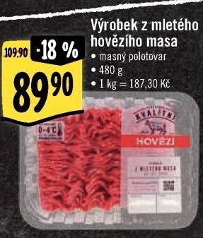 Mleté maso hovězí Albert