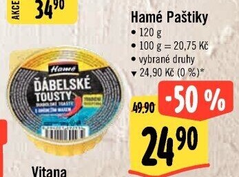 Paštiky Hamé