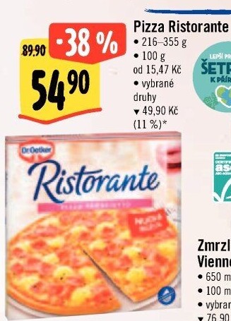 Pizza mražená Ristorante Dr. Oetker