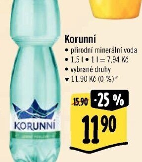 Přírodní voda Korunní