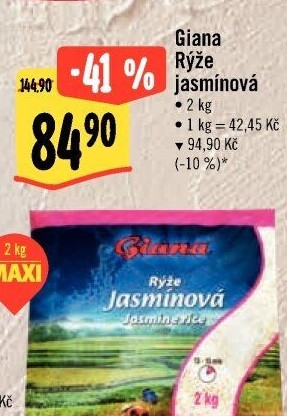 Rýže jasmínová Giana