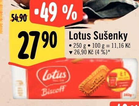 Sušenky Biscoff Lotus