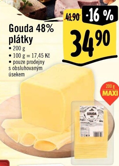 Sýr Gouda 48% Albert