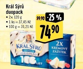 Sýr Hermelín Král sýrů