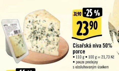 Sýr Niva císařská 50%