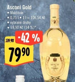 Vína Gold Asconi