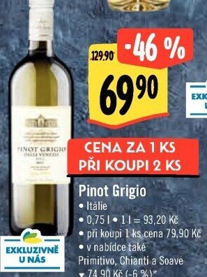 Víno Pinot Grigio