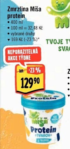 Zmrzlina proteinová v kelímku Míša