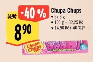 Žvýkačky Chupa Chups