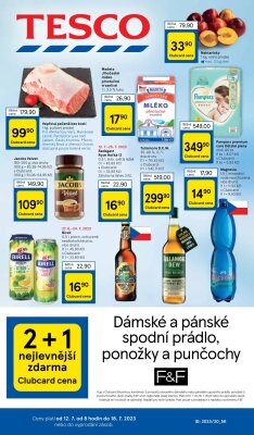 akční leták Tesco 12.7.2023-18.7.2023