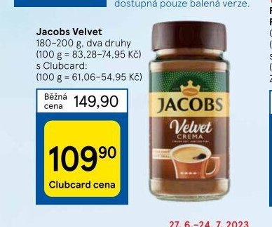 Jacobs Velvet