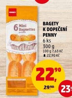 Bagety k dopečení Penny