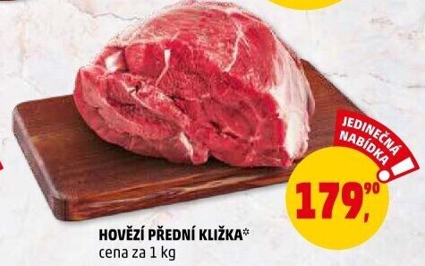 Hovězí přední bez kosti - kližka