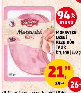 Moravské maso uzené Řezníkův talíř