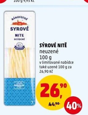 Sýrové nitě Bánovecké Milsy