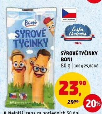 Sýrové tyčinky pro děti Boni