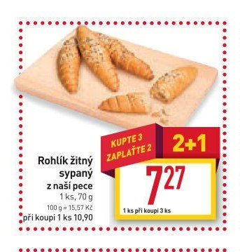 Rohlík žitný z naší pece