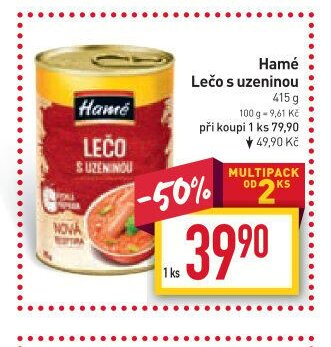 Hamé Lečo s uzeninou