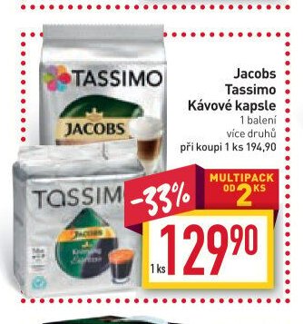 Jacobs Tassimo Kávové kapsle