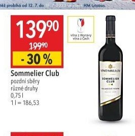 Sommelier Club pozdní sběry