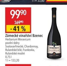 Zámecké vinařství Bzenec Herbarium Moravicum