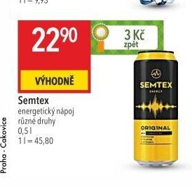 Semtex energetický nápoj