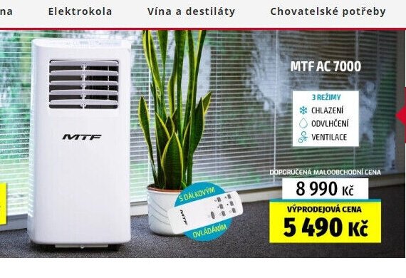 Mobilní klimatizace MTF AC 7000 - Mountfield akcniletaky.com