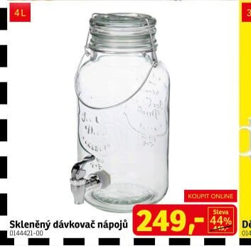 Skleněný dávkovač nápojů - ASKO akcniletaky.com