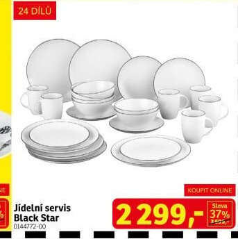 Jídelní servis Black Star - ASKO akcniletaky.com