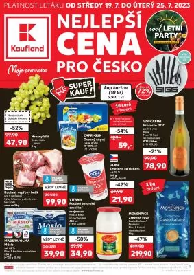 akční leták Kaufland 19.7.2023-25.7.2023
