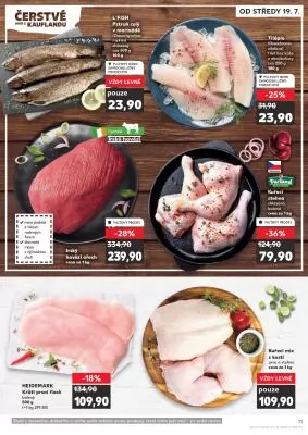 akční leták Kaufland 19.7.2023-25.7.2023