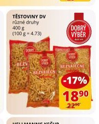 Těstoviny DV