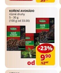 Koření Avokádo