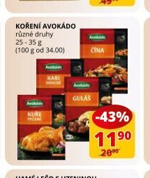Koření Avokádo