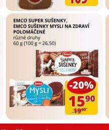 Emco sušenky, müsli