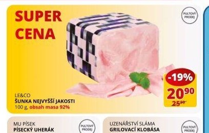 Le&Co Šunka nejvyšší jakosti