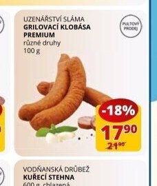 Uzenářství Sláma Grilovací klobása
