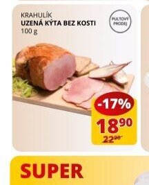 Krahulík Uzená kýta bez kosti