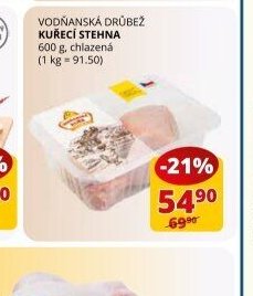 Vodňanská drůbež Kuřecí stehna