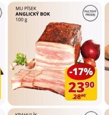 MU PÍSEK ANGLICKÝ BOK 100 g