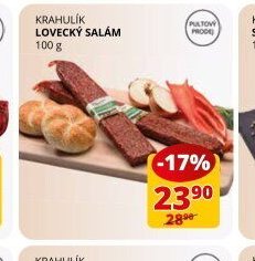 KRAHULÍK LOVECKÝ SALÁM 100 g