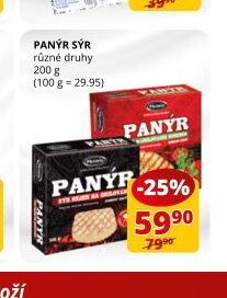 PANÝR SÝR různé druhy 200 g